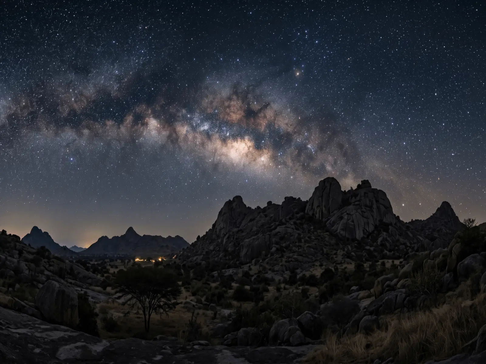 Milky Way Above Granite Hills 2